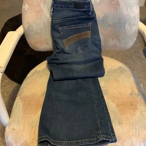 Flamingo embroidered bootcut